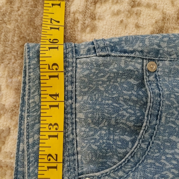 Jordache Skinny Crop Jeans 8 Blue Pattern - Picture 13 of 15